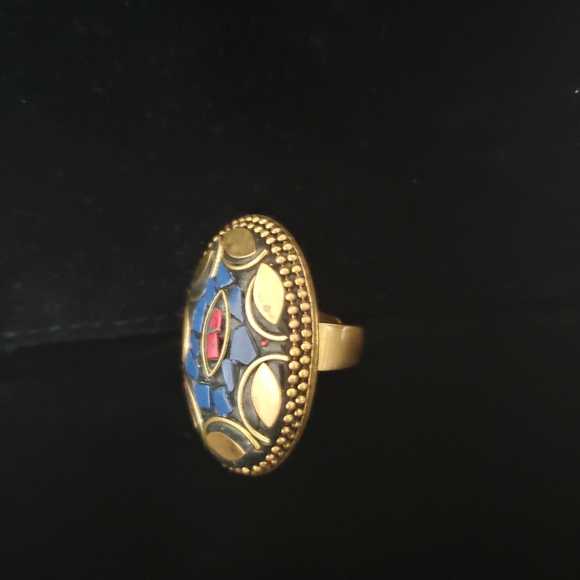 Jewelry - Vintage Antique Ring - Blue